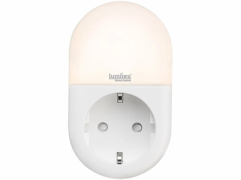 Luminea Home Control LED-Nachtlicht-Plug-in:2er-Set WLAN-Steckdose Mit LED-Nachtlicht, App & Sprachsteuerung, 16 A 10 Luminea Home Control LED-Nachtlicht-Plug-in:2er-Set WLAN-Steckdose Mit LED-Nachtlicht, App & Sprachsteuerung, 16 A – Bild 10