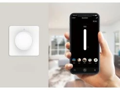 Luminea Home Control Smart Dimmer:2er-Set WLAN-Unterputz-Lichtschalter Mit Dreh- & Drück-Funktion, App -Haushalt Verkäufe zx5073 10