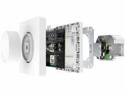 Luminea Home Control Smart Dimmer:2er-Set WLAN-Unterputz-Lichtschalter Mit Dreh- & Drück-Funktion, App -Haushalt Verkäufe zx5073 8