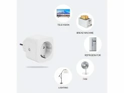 Luminea Home Control Funksteckdosen:WLAN-Steckdose, Apple-HomeKit-zertifiziert, Mit App & Sprachsteuerung -Haushalt Verkäufe zx5107 10