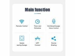 Luminea Home Control Funksteckdosen:WLAN-Steckdose, Apple-HomeKit-zertifiziert, Mit App & Sprachsteuerung -Haushalt Verkäufe zx5107 12