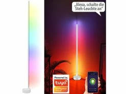 Luminea Home Control Eckleuchte:WLAN-Steh-/Eck-Leuchte Mit RGBW-IC-LEDs, 12 W, Dimmbar, App, Weiß 20 Luminea Home Control Eckleuchte:WLAN-Steh-/Eck-Leuchte Mit RGBW-IC-LEDs, 12 W, Dimmbar, App, Weiß -Haushalt Verkäufe zx5124 3