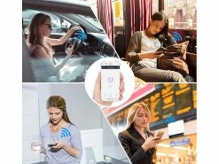 Luminea Home Control WLAN Steckdosen-Schalter:4er-Set WLAN-Steckdosen, Apple-HomeKit-zertifiziert, Sprachsteuerung -Haushalt Verkäufe zx5144 12