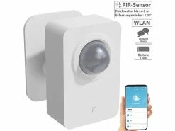 Luminea Home Control Funkbewegungsmelder:ZigBee-PIR-Bewegungsmelder Mit WLAN-Gateway, 8 M Reichweite -Haushalt Verkäufe zx5231 16 1