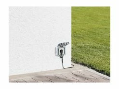 Luminea Home Control WLAN Outdoor Steckdose:2er-Set Outdoor-WLAN-Aufputzsteckdosen, Sprachsteuerung, Messung, App -Haushalt Verkäufe zx5267 14