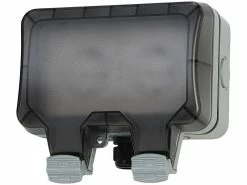 Luminea Home Control WLAN Steckdose:Outdoor-WLAN-Aufputz-Doppelsteckdose, Sprachbefehl, Strommessung, App 18 Luminea Home Control WLAN Steckdose:Outdoor-WLAN-Aufputz-Doppelsteckdose, Sprachbefehl, Strommessung, App -Haushalt Verkäufe zx5268 16