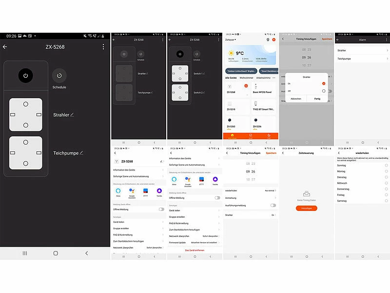 Luminea Home Control WLAN Steckdose:Outdoor-WLAN-Aufputz-Doppelsteckdose, Sprachbefehl, Strommessung, App 5 Luminea Home Control WLAN Steckdose:Outdoor-WLAN-Aufputz-Doppelsteckdose, Sprachbefehl, Strommessung, App – Bild 5