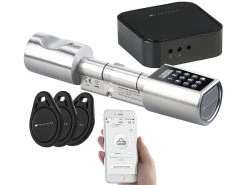 VisorTech Zahlenschloss:Elektronischer Tür-Schließzylinder, Transponder, Code, App, M Gateway 18 VisorTech Zahlenschloss:Elektronischer Tür-Schließzylinder, Transponder, Code, App, M Gateway -Haushalt Verkäufe zx5306 9