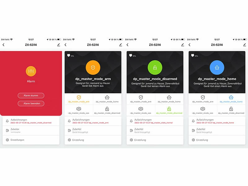 VisorTech Alarmanlage Drahtlos:13-teiliges Funk-Alarmanlagen-Set: 11 Sensoren, SOS-Taster, WLAN, App 23 VisorTech Alarmanlage Drahtlos:13-teiliges Funk-Alarmanlagen-Set: 11 Sensoren, SOS-Taster, WLAN, App – Bild 23