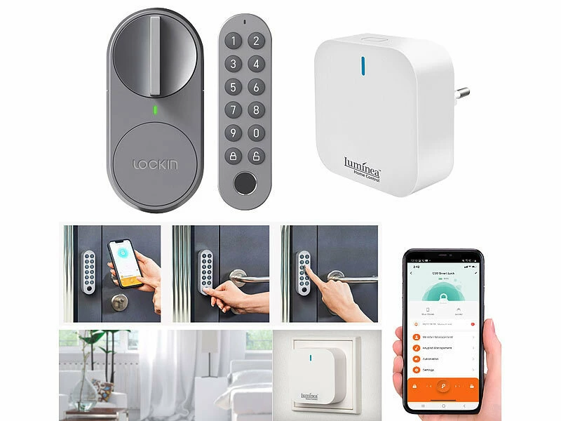 VisorTech Smart Lock:Türschlossantrieb Mit PIN-Code, Fingerabdruck-Sensor Und WLAN-Gateway 2 VisorTech Smart Lock:Türschlossantrieb Mit PIN-Code, Fingerabdruck-Sensor Und WLAN-Gateway – Bild 2