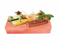 Rosenstein & Söhne Tablett:2er-Set Salzsteinplatten Für Grill & BBQ, Rechteckig, 10 X 20 X 2,5 Cm -Haushalt Verkäufe zx6027 5