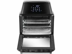 Rosenstein & Söhne Minibackofen:Digitale XXXL-Heißluft-Fritteuse & Umluft-Backofen, 8 Programme, 16 L -Haushalt Verkäufe zx6029 2