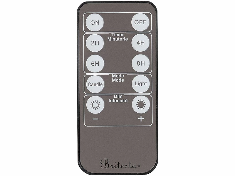 Britesta LED Batterie Leuchten:6er-Set Dimmbare LED-Echtwachskerzen Mit Fernbedienung, In 5 Größen 7 Britesta LED Batterie Leuchten:6er-Set Dimmbare LED-Echtwachskerzen Mit Fernbedienung, In 5 Größen – Bild 7