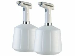 AGT Akku Sprühflasche:2er-Set Akku-Pump-Drucksprüher Mit Einstell-Düse, Je 1,5 Liter -Haushalt Verkäufe zx6204 1
