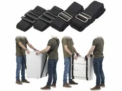 AGT Möbel Tragegurte:Doppel-Tragegurt Für 2 Personen, Belastbar Bis 360 Kg, Mit Tasche