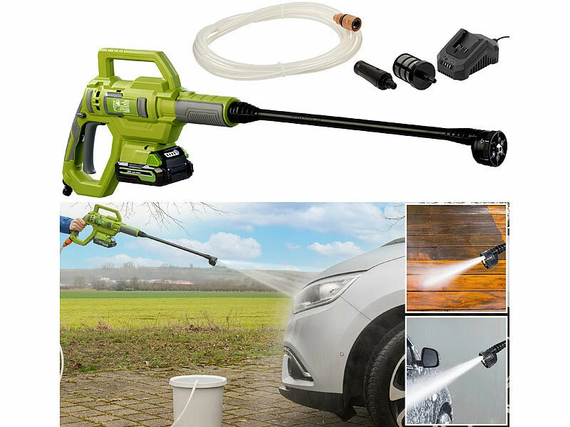 AGT Professional Accu Druckreiniger:Mobiler Akku-Druckreiniger Mit Schnell-Ladegerät, Versandrückläufer 14 AGT Professional Accu Druckreiniger:Mobiler Akku-Druckreiniger Mit Schnell-Ladegerät, Versandrückläufer – Bild 14