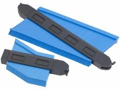 AGT Konturenschablone:2er-Set Konturenlehre Mit Feststell-Funktion, 2 Größen: 12,5 Und 25 Cm -Haushalt Verkäufe zx7102 1