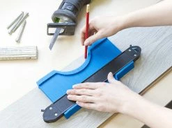 AGT Konturenschablone:2er-Set Konturenlehre Mit Feststell-Funktion, 2 Größen: 12,5 Und 25 Cm -Haushalt Verkäufe zx7102 11