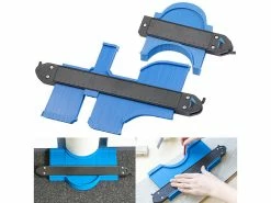 AGT Konturenschablone:2er-Set Konturenlehre Mit Feststell-Funktion, 2 Größen: 12,5 Und 25 Cm