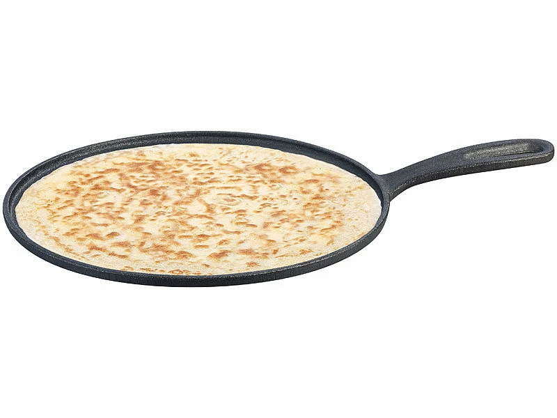 Rosenstein & Söhne Crepe Pfanne Gusseisen:Gusseiserne Crêpe-Pfanne Für Grill Und Herd Versandrückläufer 5 Rosenstein & Söhne Crepe Pfanne Gusseisen:Gusseiserne Crêpe-Pfanne Für Grill Und Herd Versandrückläufer – Bild 5