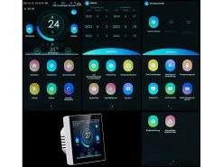 Revolt Thermostat Heizung WLAN:2er-Set WLAN-Thermostate Für Fußbodenheizungen, Touchdisplay -Haushalt Verkäufe zx7209 26