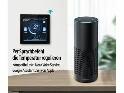 Revolt Thermostat Heizung WLAN:2er-Set WLAN-Thermostate Für Fußbodenheizungen, Touchdisplay -Haushalt Verkäufe zx7209 5