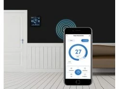 Revolt Thermostat Heizung WLAN:2er-Set WLAN-Thermostate Für Fußbodenheizungen, Touchdisplay -Haushalt Verkäufe zx7209 6