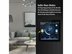 Revolt Thermostat Heizung WLAN:2er-Set WLAN-Thermostate Für Fußbodenheizungen, Touchdisplay -Haushalt Verkäufe zx7209 7
