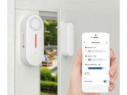 VisorTech Türalarm Mit App:2in1-WLAN-Tür- & Fensteralarm Mit Sirene, App Und Sprachsteuerung