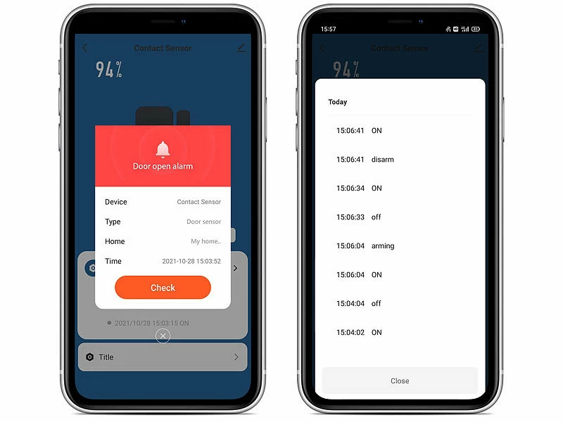 VisorTech Alarmanlage Türkontakt:2er-Set WLAN-Tür- & Fensteralarme Mit Sirene, App Und Sprachsteuerung 9 VisorTech Alarmanlage Türkontakt:2er-Set WLAN-Tür- & Fensteralarme Mit Sirene, App Und Sprachsteuerung – Bild 9