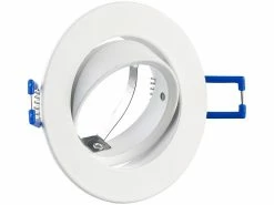 Luminea Einbaulampen-Rahmen:3er-Set Alu-Einbaustrahler-Rahmen, Weiß, Inkl. WLAN-LED-Spots -Haushalt Verkäufe zx7223 0