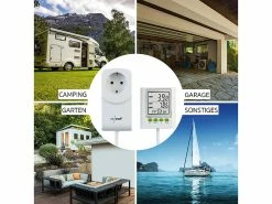 Revolt Energiemesser:Digitaler Energiekosten-Messer & Strom-Zähler, 2 Tarife, CO2-Anzeige -Haushalt Verkäufe zx7234 7