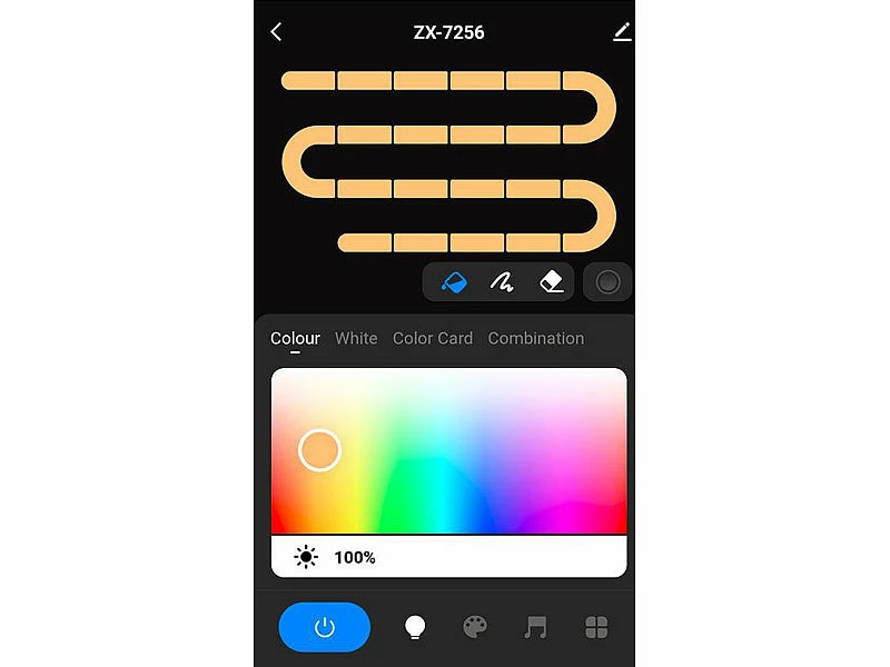 Lunartec LED Streifen:WLAN-Neon-Schlauch Mit RGBW-IC-LEDs, App, Sprachsteuerung, IP65, 5 M 16 Lunartec LED Streifen:WLAN-Neon-Schlauch Mit RGBW-IC-LEDs, App, Sprachsteuerung, IP65, 5 M – Bild 16