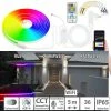 Lunartec LED Streifen:WLAN-Neon-Schlauch Mit RGBW-IC-LEDs, App, Sprachsteuerung, IP65, 5 M