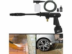 AGT Akku Hochdruckreiniger:Mobiler Akku-Druckreiniger Mit Schaumdüse, 30bar, 33W, 1.500mAh, 22V