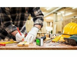 AGT Professional Neigungsmesser:Digitaler Winkelmesser, Beleuchtetes LCD-Display, Alu, IP54, 0-360° -Haushalt Verkäufe zx7324 11