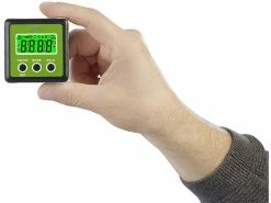 AGT Professional Neigungsmesser:Digitaler Winkelmesser, Beleuchtetes LCD-Display, Alu, IP54, 0-360° -Haushalt Verkäufe zx7324 14