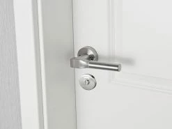 AGT Edelstahl-Türbeschlag:Edelstahl-Rosetten-Set Für Bad & WC, Drehknopf, Besetzt-Anzeige, Rund -Haushalt Verkäufe zx7325 4