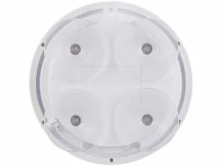 St. Leonhard Funk-Badezimmeruhr:Badezimmer-Funk-Wanduhr Mit Thermo- Und Hygrometer, Alu-Rahmen, Weiß -Haushalt Verkäufe zx7343 2