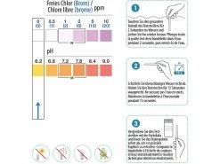 AGT Indikatorpapiere Pool:100er-Set 2in1-Wasser-Teststreifen Für PH-Wert Und Freies Chlor / Brom 9 AGT Indikatorpapiere Pool:100er-Set 2in1-Wasser-Teststreifen Für PH-Wert Und Freies Chlor / Brom -Haushalt Verkäufe zx7368 4