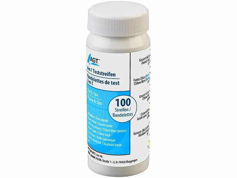 AGT PH-Testpapiere:200er-Set 6in1-Wasser-Teststreifen, Testet 6 Parameter 10 AGT PH-Testpapiere:200er-Set 6in1-Wasser-Teststreifen, Testet 6 Parameter – Bild 10