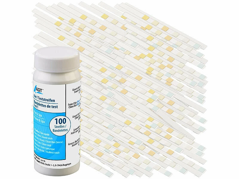 AGT PH-Testpapiere:200er-Set 6in1-Wasser-Teststreifen, Testet 6 Parameter 9 AGT PH-Testpapiere:200er-Set 6in1-Wasser-Teststreifen, Testet 6 Parameter – Bild 9