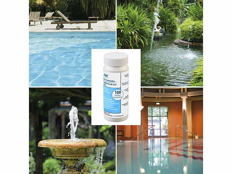 AGT PH-Testpapiere:200er-Set 6in1-Wasser-Teststreifen, Testet 6 Parameter 5 AGT PH-Testpapiere:200er-Set 6in1-Wasser-Teststreifen, Testet 6 Parameter – Bild 5