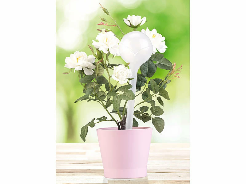 Royal Gardineer Wasserspender Für Blumen:8er-Set Gießfrei-Bewässerungskugeln, Kunststoff, Transparent, Ø 8,5 Cm 8 Royal Gardineer Wasserspender Für Blumen:8er-Set Gießfrei-Bewässerungskugeln, Kunststoff, Transparent, Ø 8,5 Cm – Bild 8