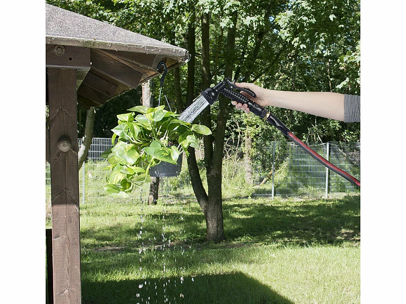 Royal Gardineer Leichter Gartenschlauch:Textil-Gartenschlauch Mit Brause, 2 Strahlarten, 30 M 4 Royal Gardineer Leichter Gartenschlauch:Textil-Gartenschlauch Mit Brause, 2 Strahlarten, 30 M – Bild 4