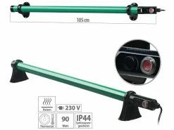 Royal Gardineer Heizung:2er-Set Elektr. Stabheizung Für Gewächshäuser, 135 Watt, 105 Cm, IP44 -Haushalt Verkäufe zx8115 6