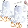 Lunartec USB Licht:2er-Set 2in1-Outdoor-USB-LED Lichtschläuche, Je 45 LED, 315 Lm, IP67