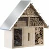 Royal Gardineer Nistkasten:Insektenhotel "Maja" Aus Naturholz, Vormontiert, Metalldach