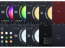 Luminea Home Control LED Light Bars:4er-Set WLAN-Stimmungsleuchten, RGB-CCT-LEDs, 210 Lm, 2,2 W, USB, Weiß 16 Luminea Home Control LED Light Bars:4er-Set WLAN-Stimmungsleuchten, RGB-CCT-LEDs, 210 Lm, 2,2 W, USB, Weiß -Haushalt Verkäufe zx8271 23