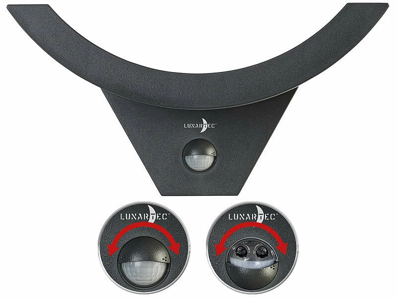 Lunartec LED Bewegungsmelder:LED-Außenleuchte Mit PIR-Bewegungssensor, 1.100 Lm, 15 W, IP54 6 Lunartec LED Bewegungsmelder:LED-Außenleuchte Mit PIR-Bewegungssensor, 1.100 Lm, 15 W, IP54 – Bild 6